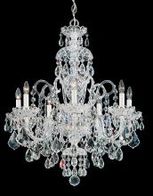  6811-40R - Olde World 7 Light 120V Chandelier in Polished Silver with Radiance Crystal