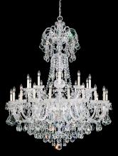  6816-40R - Olde World 35 Light 120V Chandelier in Polished Silver with Radiance Crystal