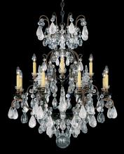  3572-22CL - Renaissance Rock Crystal 13 Light 120V Chandelier in Heirloom Gold with Clear Crystal and Rock Cry