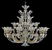  7864-22R - Rivendell 16 Light 120V Chandelier in Heirloom Gold with Clear Radiance Crystal