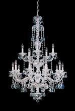  3608-40R - Sterling 15 Light 120V Chandelier in Polished Silver with Clear Radiance Crystal