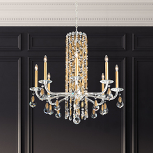  RS83081N-22R - Siena 8 Light 120V Chandelier (No Spikes) in Heirloom Gold with Clear Radiance Crystal