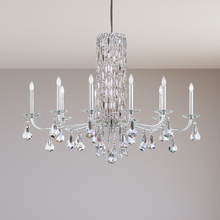  RS83101N-06R - Siena 10 Light 120V Chandelier (No Spikes) in White with Clear Radiance Crystal