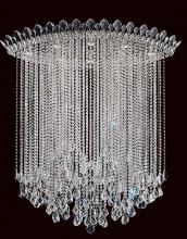  TR4803N-401R - Trilliane Strands 8 Light 120V Flush Mount in Polished Stainless Steel with Clear Radiance Crystal