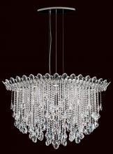  TR4812N-401R - Trilliane Strands 8 Light 120V Pendant in Polished Stainless Steel with Clear Radiance Crystal