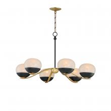 Maxim 24646MRBKNAB - Lucerne-Single-Tier Chandelier