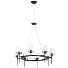  43695BK - Chandelier 8Lt