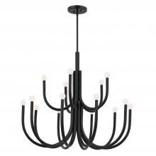  52552BK - Chandelier 15Lt