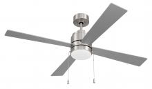  MCY52BNK4-PC - 52" McCoy 4-Blade w/ Pull Chain in Brushed Polished Nickel w/ Brushed Nickel Blades