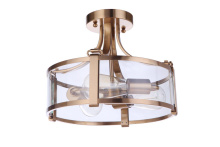 Craftmade 55353-SB - 3 Light Semiflush