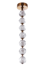 Craftmade 59491-SB-LED - Jackie 7 Light LED Pendant in Satin Brass