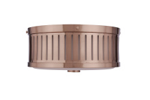 Craftmade X3313-SB - 3 Light Flushmount - 12.75" Dia x 5.63"H
3 Candelabra Sockets