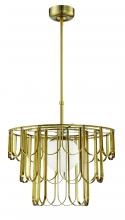  54992-SB - Melody 1 Light Pendant in Satin Brass