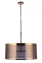  58994-SB - Mesh 4 Light Pendant in Satin Brass