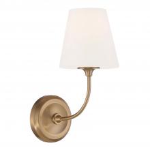  2441-OP-VG - Libby Langdon Sylvan 1 Light Vibrant Gold Sconce