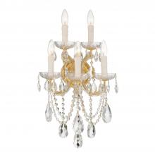 Crystorama 4425-GD-CL-S - Maria Theresa 13.5'' Swarovski Strass Crystal Gold Sconce
