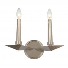  7592-PN - Palmer 2 Light Polished Nickel Sconce