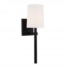 Crystorama BRO-451-BF - Bromley 5.5'' Black Forged Sconce
