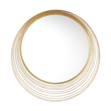 Crystorama CEC-M770-GA - Cecile 34.75'' Antique Gold Mirror