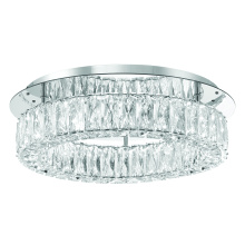 Crystorama ED3551801CH - Kinsley 18'' Polished Chrome Flush Mount