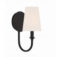  PAY-921-BF - Payton 1 Light Black Forged Sconce