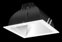  NDLED4SD-WY-M-W - RECESSED DOWNLIGHTS 12 LUMENS NDLED4SD 4 INCH SQUARE UNIVERSAL DIMMING WALL WASHER BEAM SPREAD 300