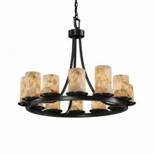  ALR-8768-10-MBLK - Dakota 12-Light Ring Chandelier (Short)