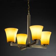  CNDL-8829-14-CREM-NCKL - Modular 4-Light Chandelier