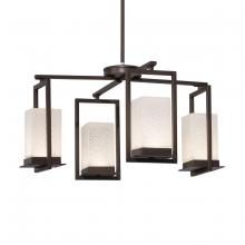  FSN-7510W-WEVE-DBRZ - Laguna 4-Light LED Outdoor Chandelier