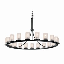  FSN-8716-10-SEED-MBLK - Dakota 21-Light 1-Tier Ring Chandelier