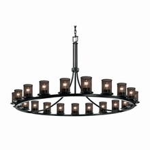  MSH-8716-10-MBLK - Dakota 21-Light 1-Tier Ring Chandelier