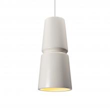  CER-6430-MAT-NCKL-RIGID-LED1-700 - Small Cone 1-Light LED Pendant