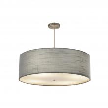  FAB-9592-GRAY-NCKL - Classic 24" Drum Pendant