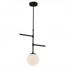  FSN-4255-OPAL-MBLK - Intersect 3-Light Pendant