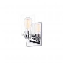  FSN-8091-CLER-CROM - Cilindro 1-Light Wall Sconce