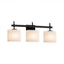  FSN-8413-30-OPAL-MBLK - Union 3-Light Bath Bar