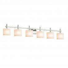  FSN-8416-30-OPAL-NCKL - Union 6-Light Bath Bar