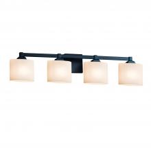  FSN-8434-30-OPAL-MBLK - Regency 4-Light Bath Bar