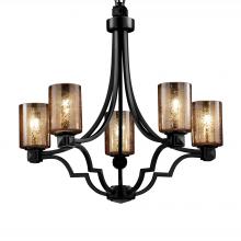  FSN-8500-10-MROR-MBLK-LED5-3500 - Argyle 5-Light LED Chandelier