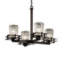  GLA-8100-16-CLRT-DBRZ-LED4-2800 - Metropolis 4-Light LED Chandelier