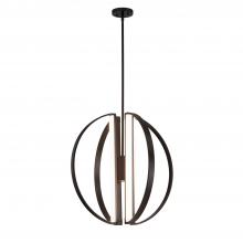  NSH-4302-MBLK - Liv 24" LED 5-Light Chandelier