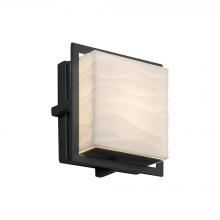  PNA-7561W-WAVE-MBLK - Avalon Square ADA Outdoor/Indoor LED Wall Sconce