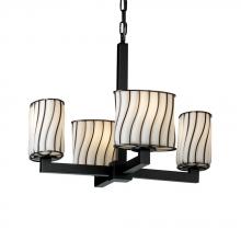  WGL-8829-10-SWCB-NCKL - Modular 4-Light Chandelier