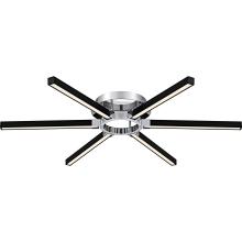  QSF6793C - Zealand Polished Chrome Semi-Flush Mount