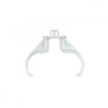  80/1604 - 2G11 Lamp Support Clips - Clear Horizontal Clip UV Stable Polycarbonate Panel Thickness .023 - .039
