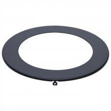 Satco Products Inc. 80/2911 - Starfish; Flat Wafer Downlight Trim; 6 Inch; Round; Black Finish