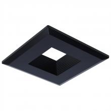 80/990 - Deep Baffle Trim; 4 Inch Square; Black Finish