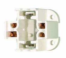  90/1550 - 18W Bottom Screw Down Socket; 4-Pin Lamps; Vertical Mount; G24Q-2 And GX24Q-2 Base For: CF18DD/E And