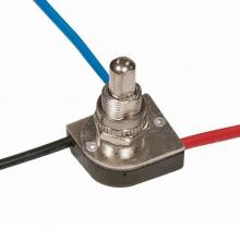  90/1679 - 3-Way Metal Push Switch; 3/8 Metal Bushing; 2 Circuit; 4 Position (L-1, L-2, L1-2, Off); 6A-125V,