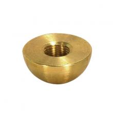  90/2096 - Brass Half Ball; Unfinished; 1/8 Tap; 5/8" Diameter